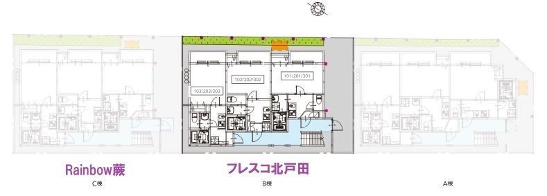 フレスコ北戸田(フレスコキタトダ)の地図