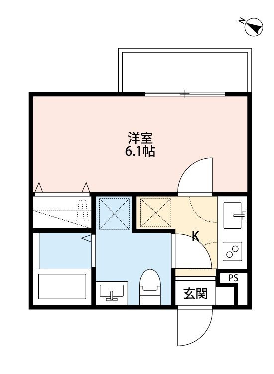 クレインハイツオオミヤの間取り
