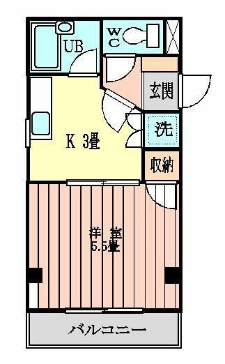 北区上中里１丁目のアパートの間取り
