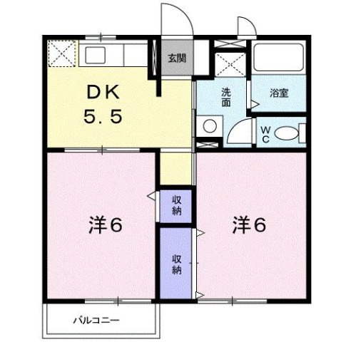 【間取り】 | クーバーインウエストＥ