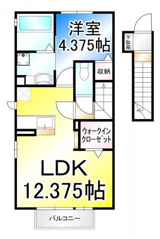 リサイア稲田の間取り