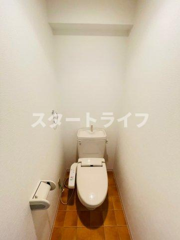 大阪市東淀川区東中島２丁目の賃貸マンションのトイレ