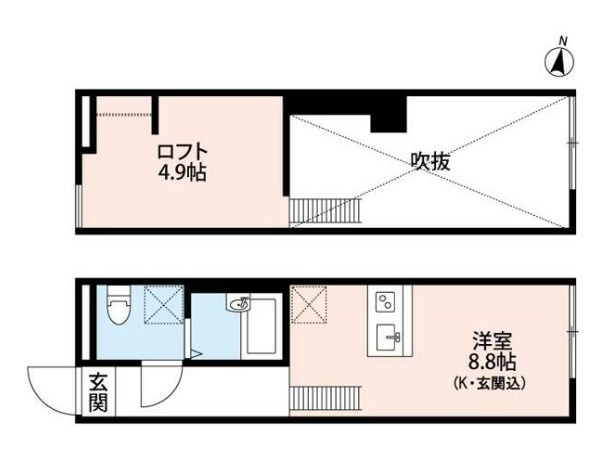 Belle Sweet 江戸川の間取り