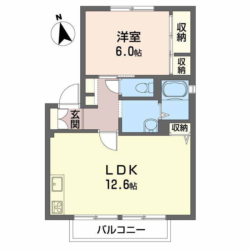 ディアスわかばの間取り