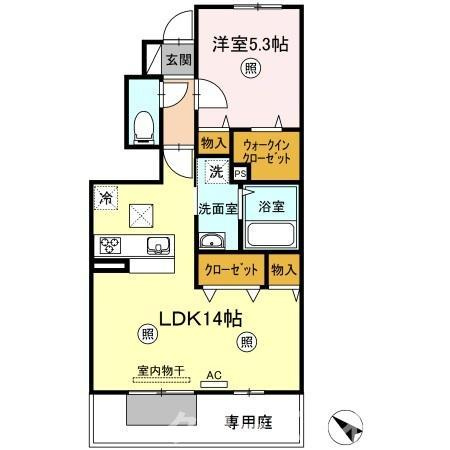 ウルス カンパーニュの間取り