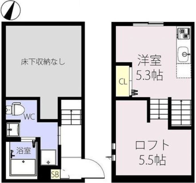 RIZEST　Kオークスの間取り