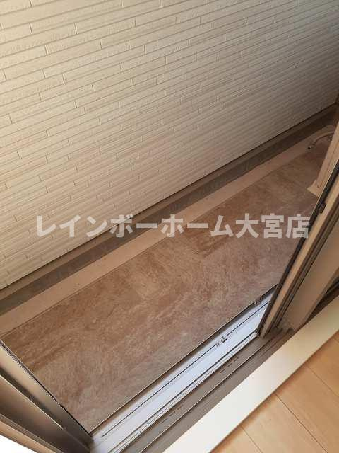 ボヌール梅田　Ⅱ　のバルコニー