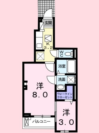 ボヌール梅田　Ⅱ　の間取り
