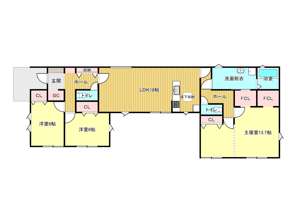 津市藤方《1号棟》の間取り