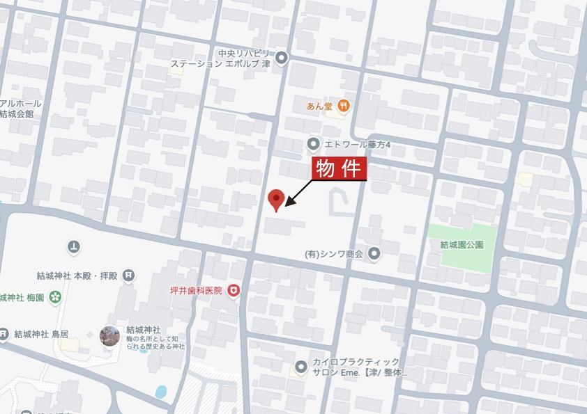 津市藤方《1号棟》の地図|詳細Map