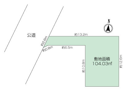 建築条件無 茅ヶ崎市萩園古家付売地の画像
