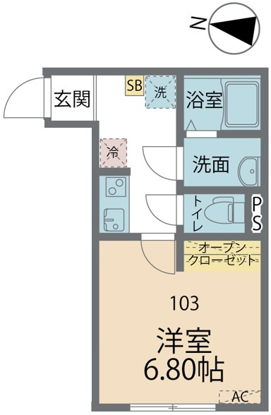 カインドネスＮの間取り