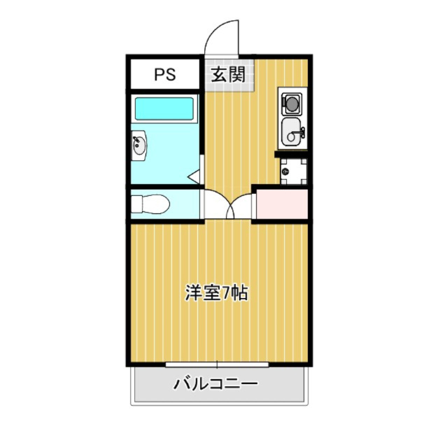 シェルブライト三番館の間取り