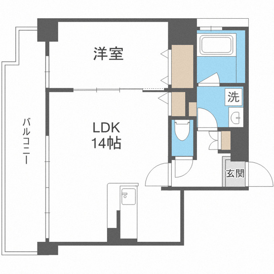 【間取り】 | エルデ北堀江