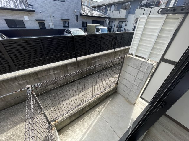 ラッキータウン2番館のバルコニー