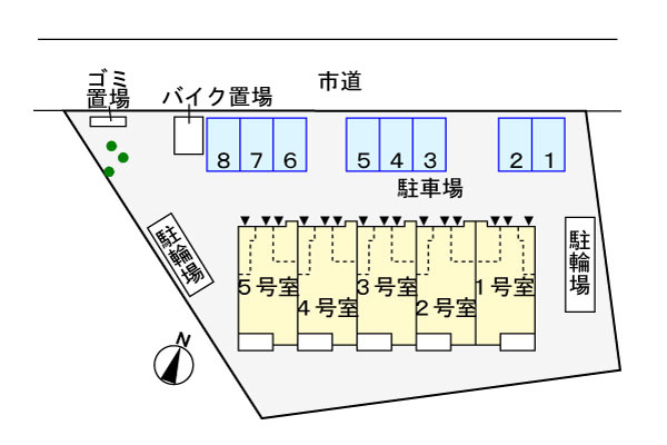 ☆敷地内区画図☆