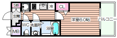 【間取り】 | プレサンス大阪ゲートシティ