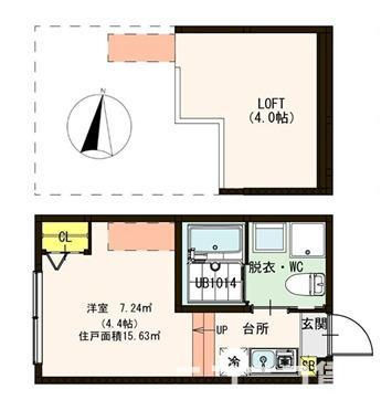 【間取り】 | ハーモニーテラス梅島Ⅱ