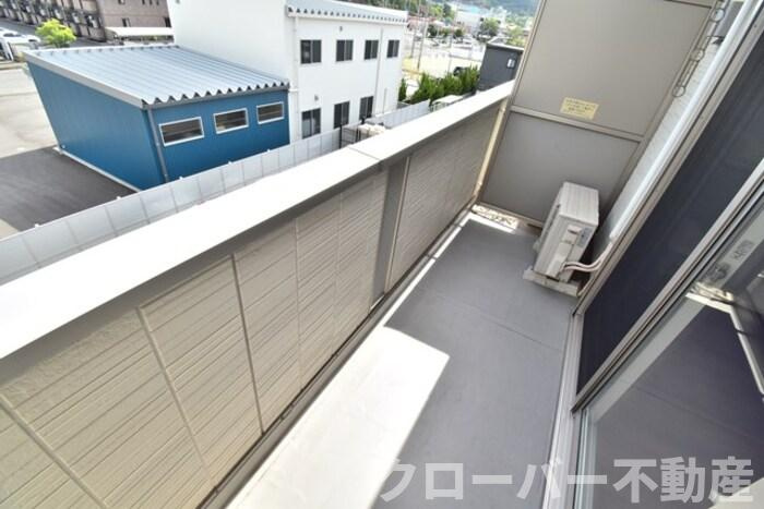 サンライズ豊益 築港町のバルコニー|バルコニー