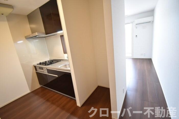 サンライズ豊益 築港町のキッチン|冷蔵庫置き場