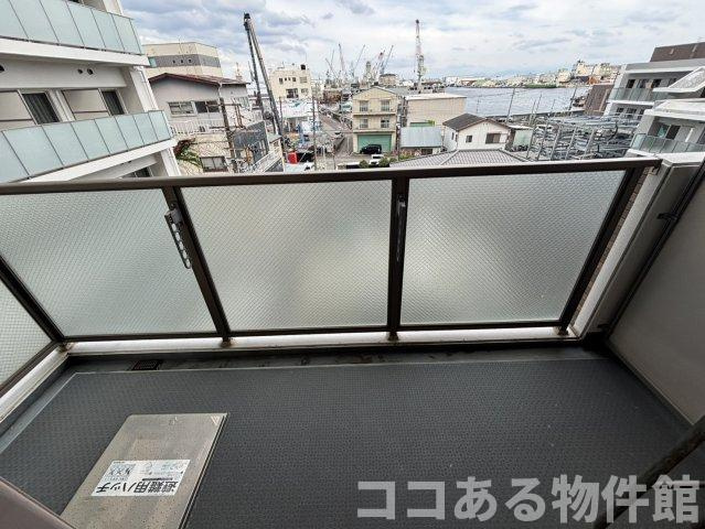 ラナップスクエア神戸ハーバープライムのバルコニー