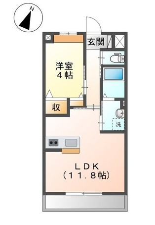 ベルグラース西大宮の間取り