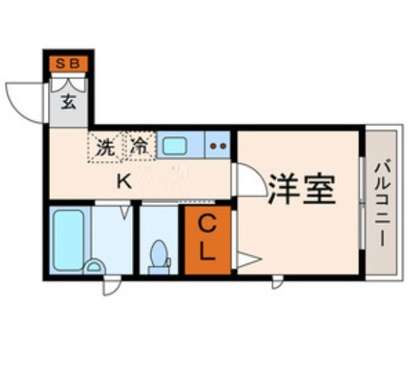SUN蔵前の間取り|間取りです。