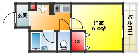 【間取り】 | エスリード新大阪第8