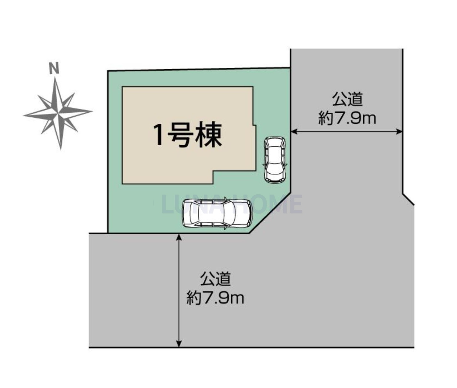 牛久市南7丁目17期　新築戸建の区画図