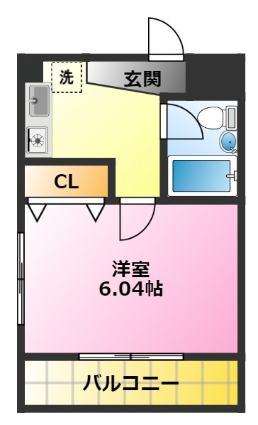 アルテール元住吉の間取り|ブレーメン通りを通って帰れます♪