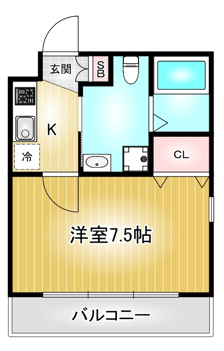 エルフラット|名古屋市の賃貸ならMy賃貸の間取り|エルフラット