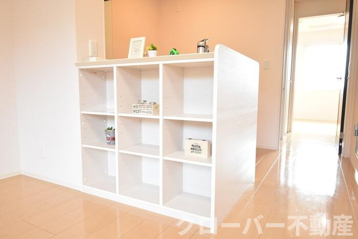 セジュールの収納|カウンター収納