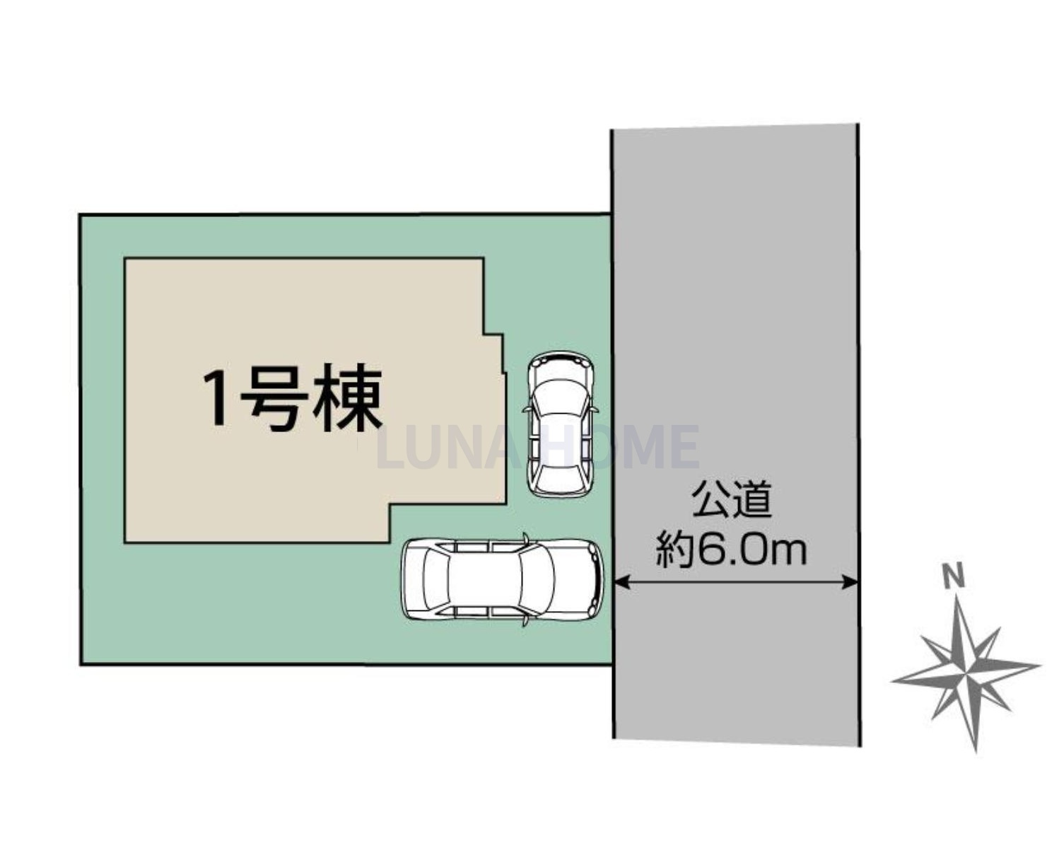 牛久市南7丁目18期　新築戸建の区画図