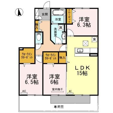 ソラーナKの間取り