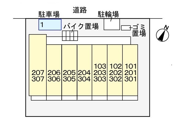 ☆駐車場区画図☆