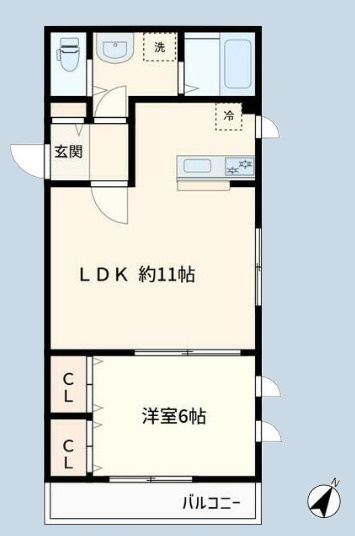 アムール成城の間取り