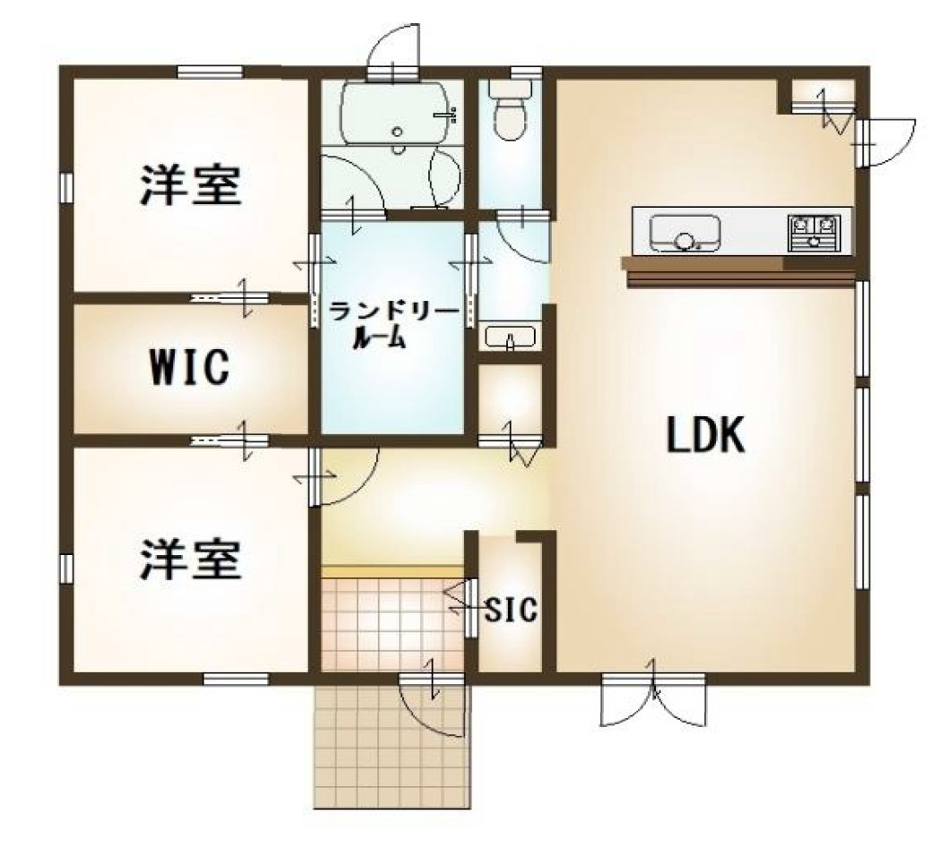 【中古戸建】前橋市六供町3丁目の間取り|■間取り図｜敷地面積：262.17（約79.30坪）　建物面積：76.98（約23.28坪）