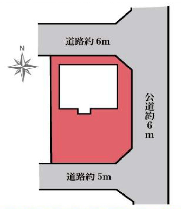 【中古戸建】前橋市六供町3丁目の区画図|■区画図
