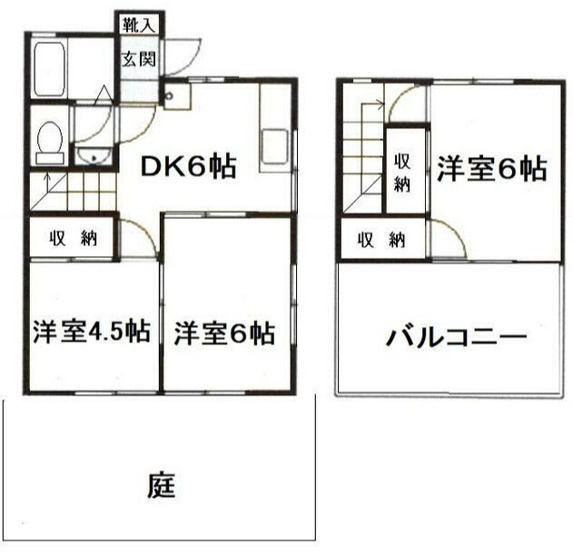 【間取り】 | 柏尾テラス | ３ＤＫの間取りです！