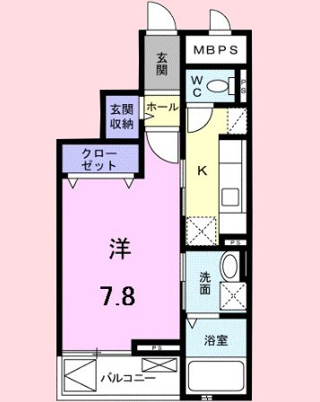 フィオーレ　パラッツオ　の間取り