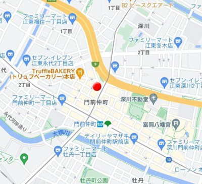 【地図】 | 門前仲町レジデンス八番館