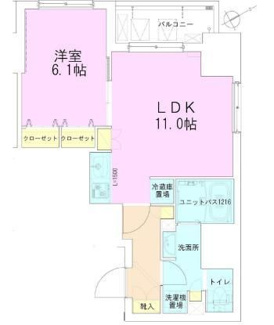 【間取り】 | 門前仲町レジデンス八番館