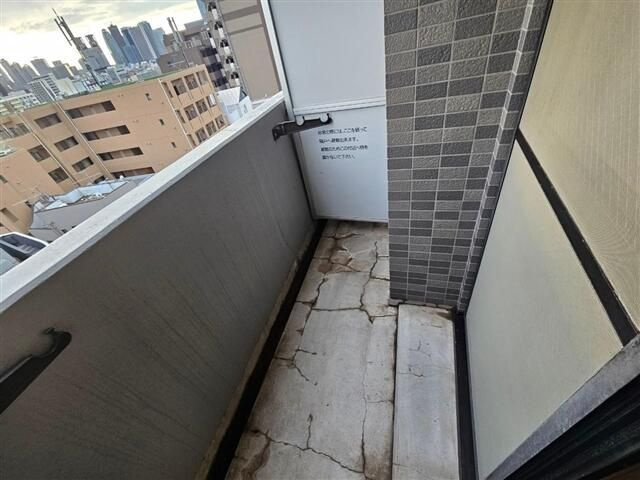 クレアシオン市ヶ谷西のバルコニー