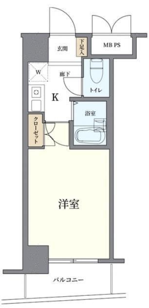クレアシオン市ヶ谷西の間取り