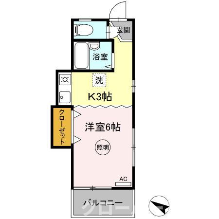 ピュアハイツ生野の間取り