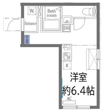 ヴァンテジオ目黒unoの間取り|間取りです。