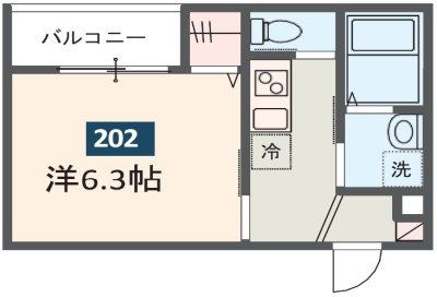 MELDIA行徳Ⅲの間取り