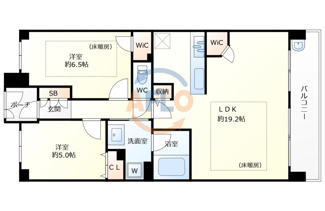 【間取り】 | エステムコート西梅田パークビュー　大淀小学校区 | エステムコート西梅田パークビュー　間取り