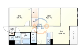【間取り】 | M's Ring Grande 春日出北 | M's Ring Grande 春日出北　間取り