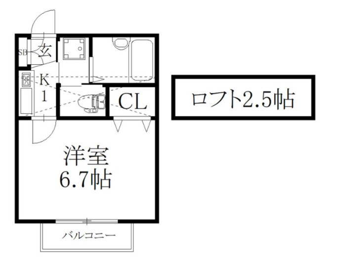 フォルス１２の間取り